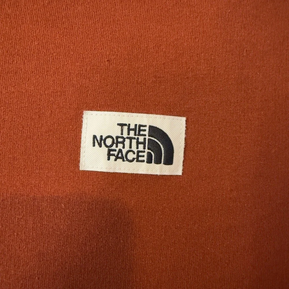 The North Face Men's Heritage Patch Mens Crewneck Sweatshirt Size L Brown Rust